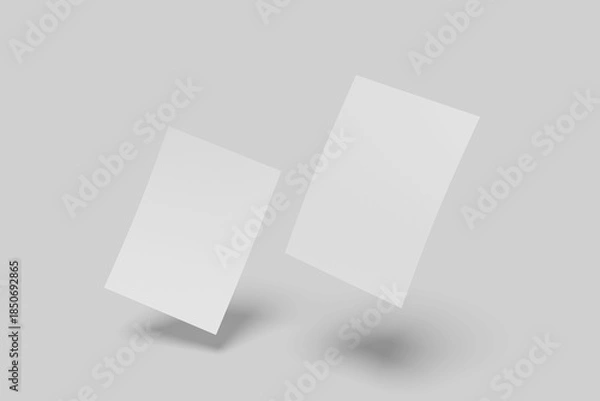 Obraz Blank Flyer Mockup - 3D