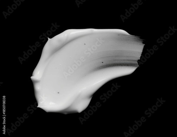 Obraz Cream on Black Background