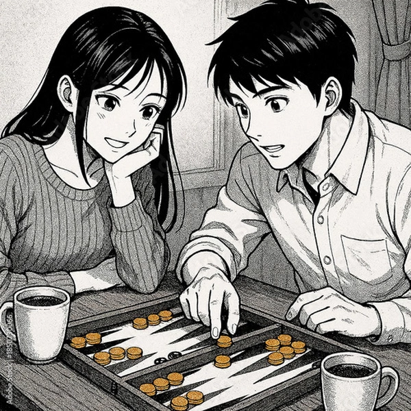 Obraz 木目の上の運