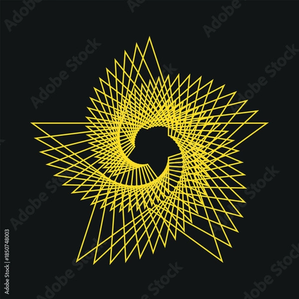 Obraz abstract sun  design
