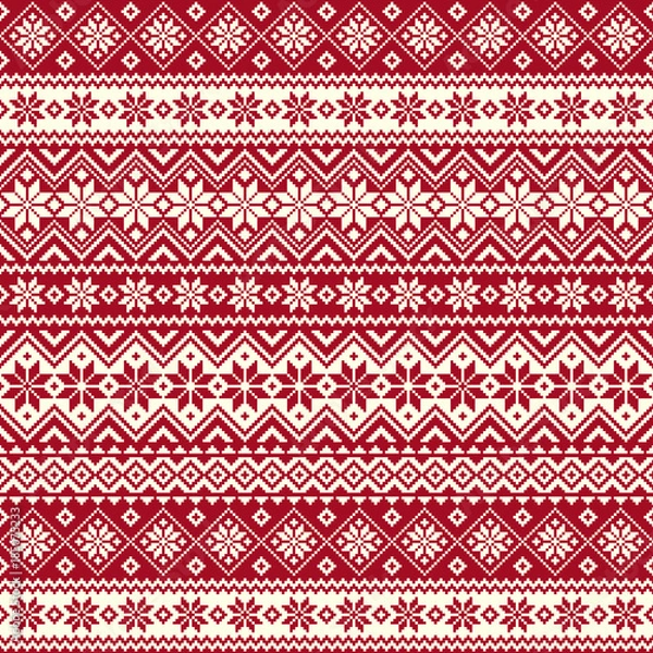 Fototapeta ノルディック柄,