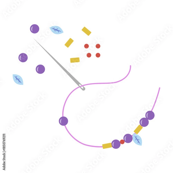 Obraz Vector graphics icon for Bracelet making