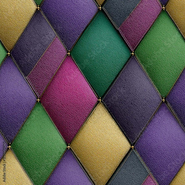 Obraz Colorful diamond pattern