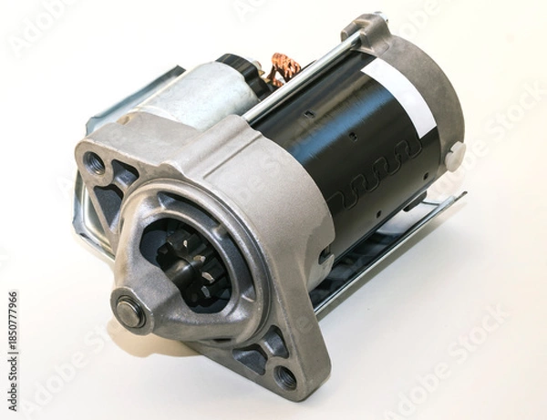 Fototapeta starter motor, device, machine, initiator, engine, vehicle, part, starter, 