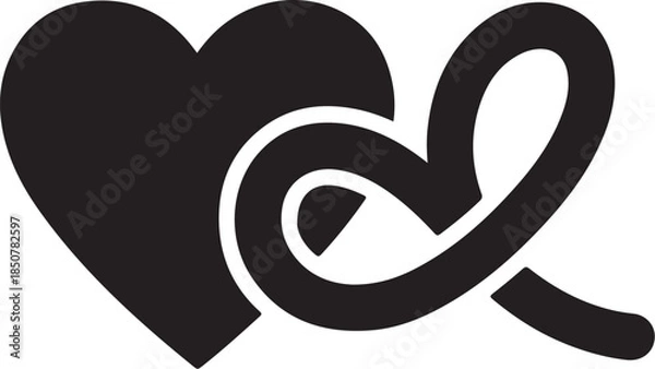 Obraz 50 Love Bond Heart Icons Vector Bundle