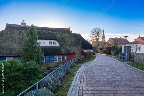 Obraz Neue Straße in Wustrow.