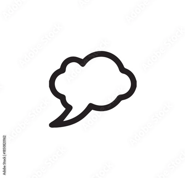 Obraz  SPEECH BUBBLE PIXEL
