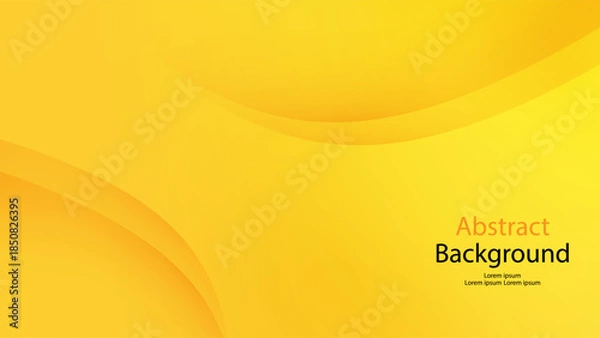 Obraz Yellow color background abstract art vector