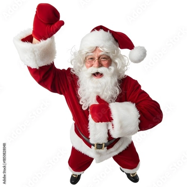 Obraz santa claus isolated on white background