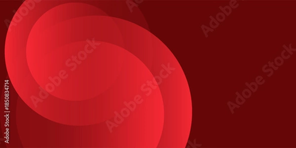Obraz Red abstract background. Dynamic shapes composition. Eps10 vector