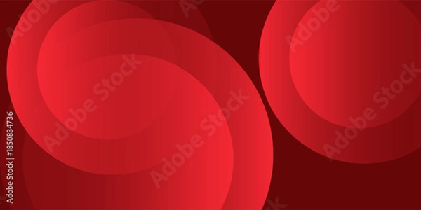 Obraz Red abstract background. Dynamic shapes composition. Eps10 vector