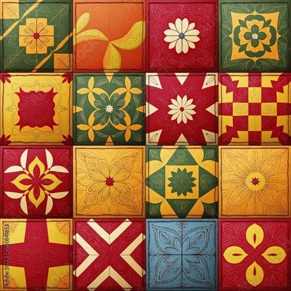 Fototapeta Patchwork composition