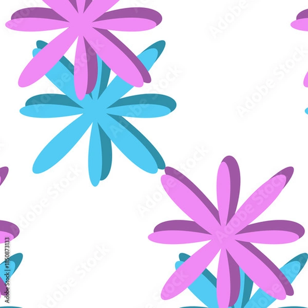 Obraz Retro Flower Seamless Pattern