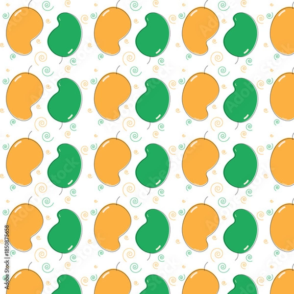 Obraz Mango Pattern Background Design 