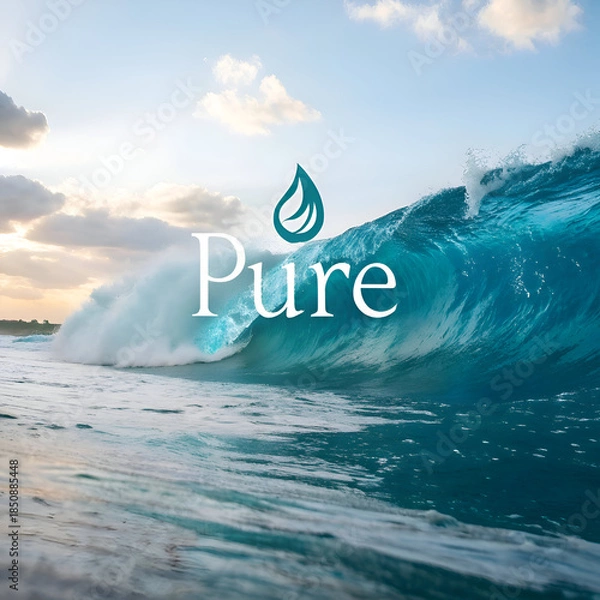 Obraz surfing the wave