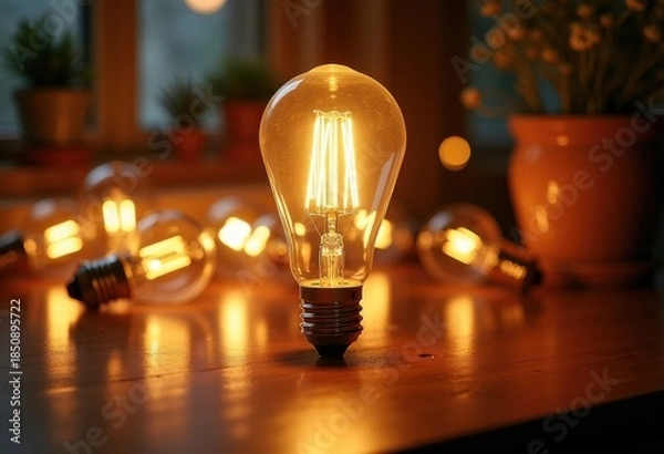 Obraz Smart LED Bulb Energy Efficient Lighting Solutions Bulb Replacement