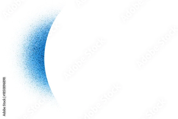 Obraz 青いグラデーション　白と青のフレーム