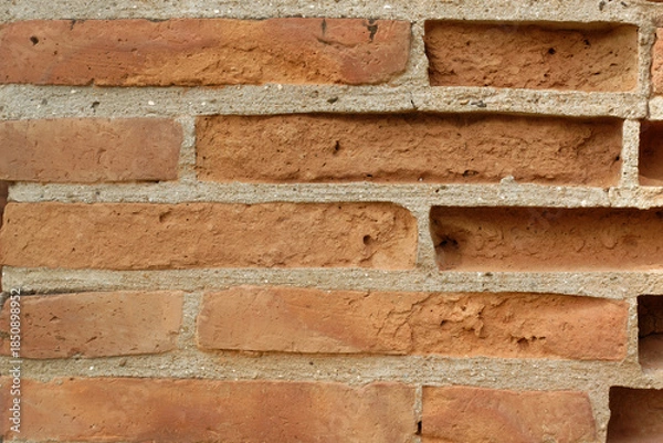 Obraz Close-up old brick wall background