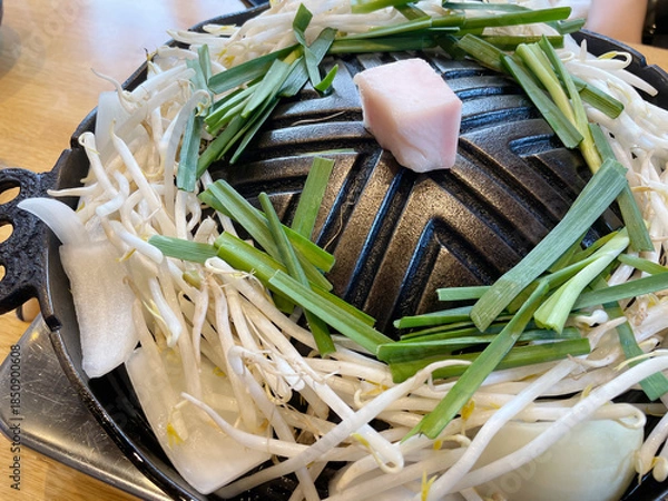 Fototapeta 北海道名物 ジンギスカン ラム肉