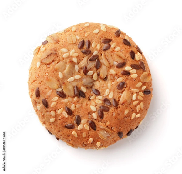 Obraz Multigrain cookie with various seeds