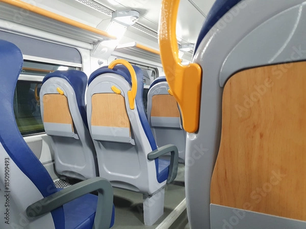 Obraz train carriage interior