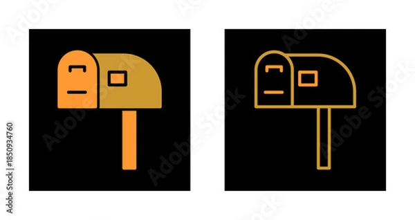 Fototapeta Mail Box Icon Design