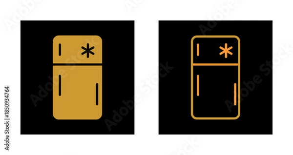 Fototapeta Fridge Icon Design