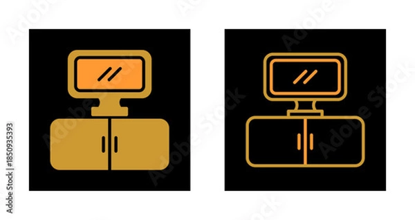 Fototapeta Television Icon Design