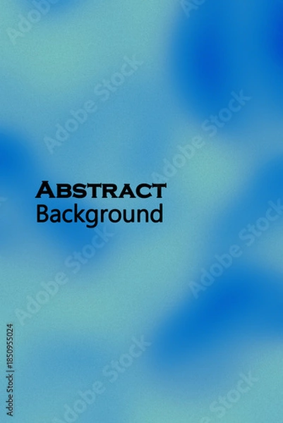 Obraz Abstract Blue and Teal Gradient Background with Soft Blurred Texture