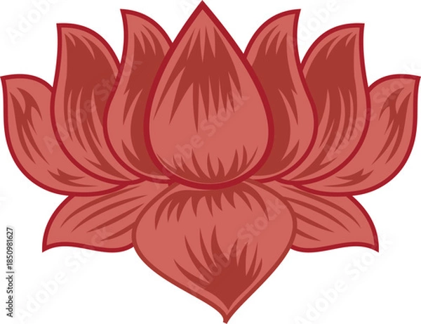 Fototapeta lotus flower blossom design