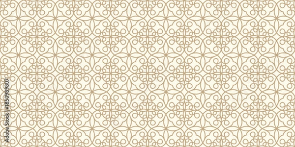 Obraz Islamic Arabesque Ornament Seamless pattern Background