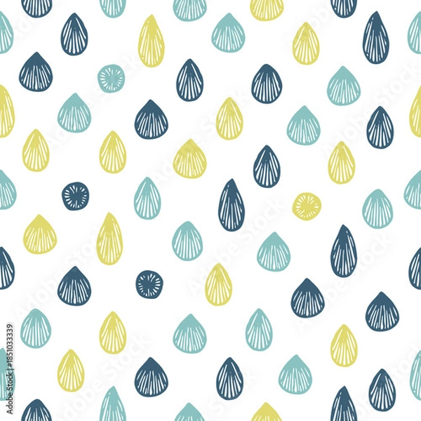 Obraz 北欧風の抽象的なシームレスパターン