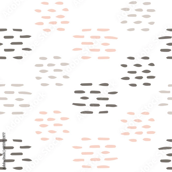 Obraz 北欧風の抽象的なシームレスパターン