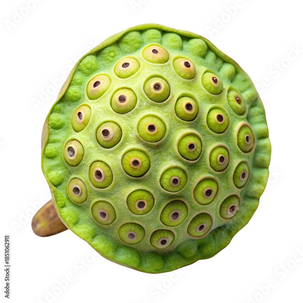 Obraz Lotus seed pod isolated on transparent background PNG