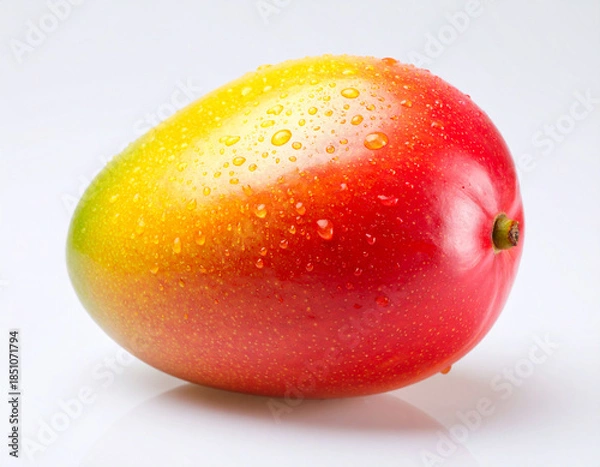 Fototapeta mango apple isolated on white