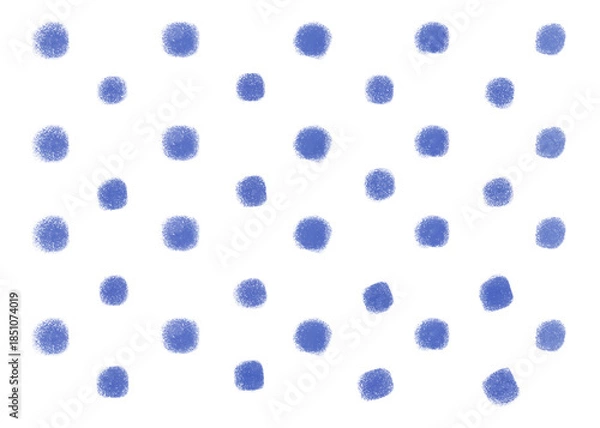 Obraz Indigo color dots seamless pattern, Polka dots background
