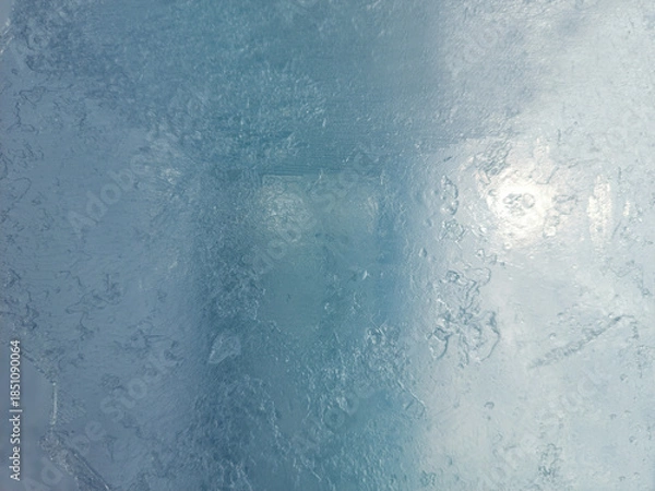 Obraz Blue ice background