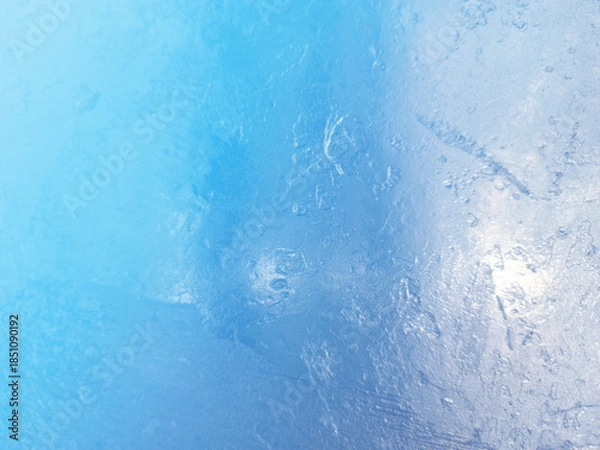 Obraz Blue ice background