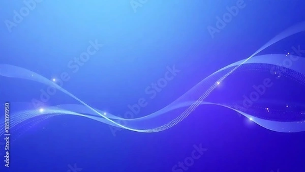 Obraz Abstract blue wave background