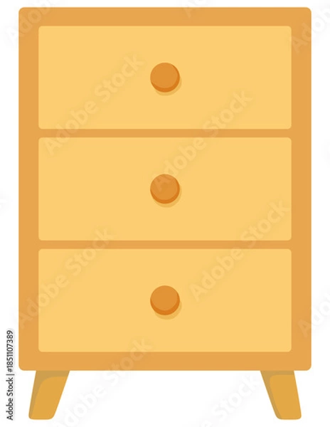 Obraz シンプルなキャビネットのイラスト ベクター素材