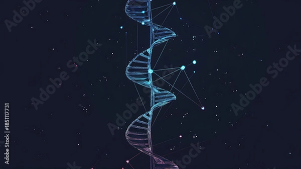 Obraz abstract dna background