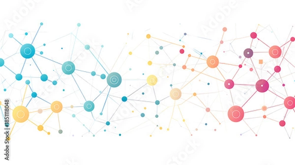 Obraz abstract background with circles