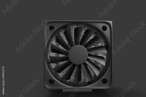 Fototapeta cpu fan for pc.3d rendering.