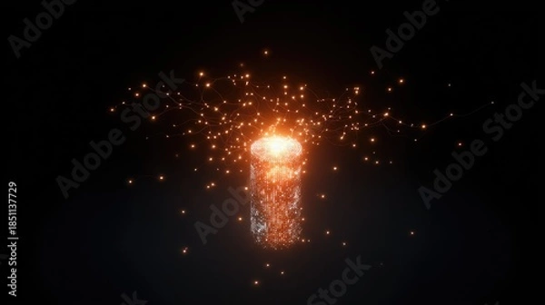 Obraz Abstract Battery Concept