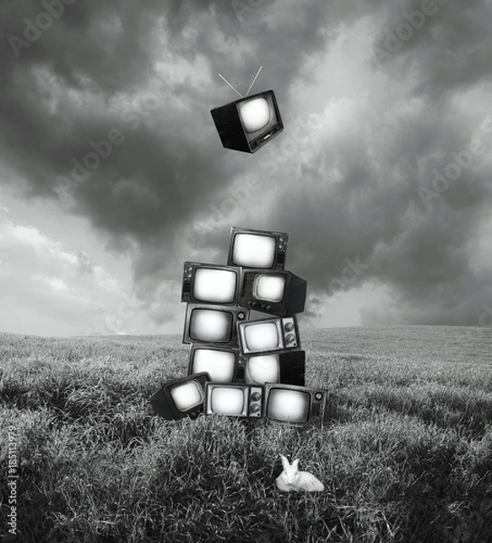 Obraz Vintage Metaphysics Televisions