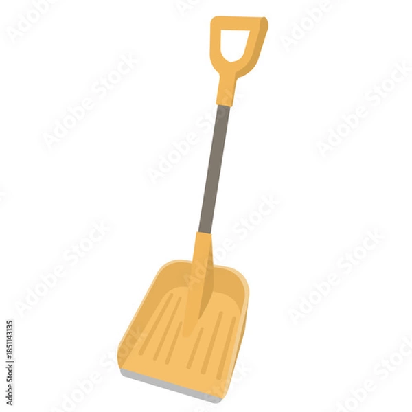 Obraz 雪かきスコップのイラスト