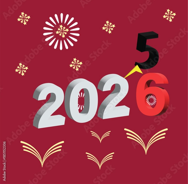 Obraz Happy New Year 2026