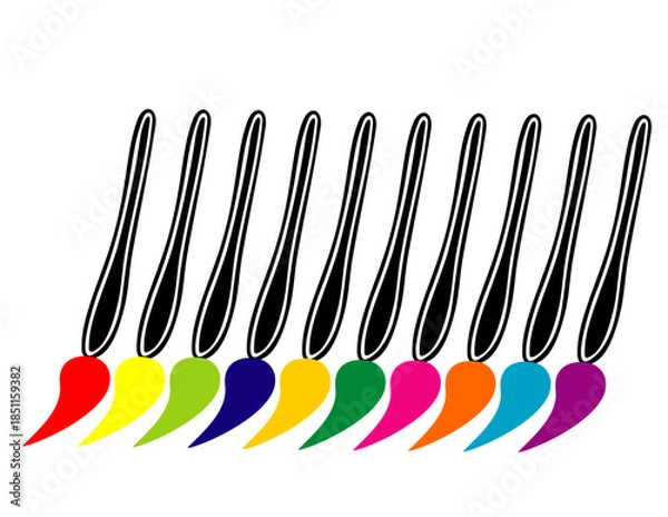 Obraz ASSORTIMENT DE TEINTES