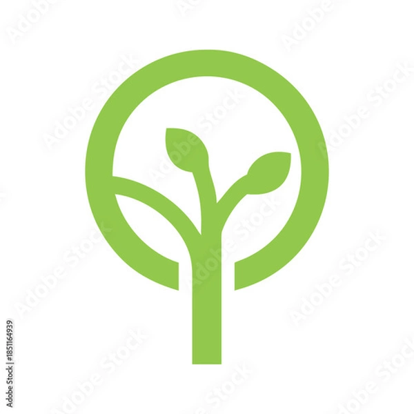 Fototapeta tree logo