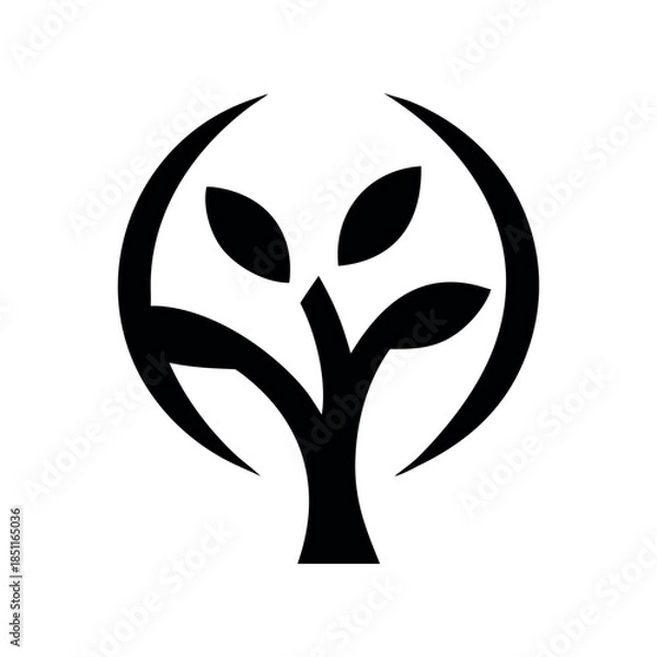 Fototapeta tree logo